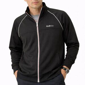Ben Sherman Men's Black Full-Zip Track Jacket - Size Large